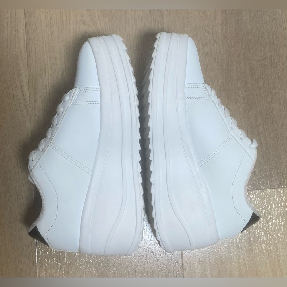 Nasty Gal Women’s White Wedge Platform Sneakers EU 36 US 6 - Picture 4 of 8
